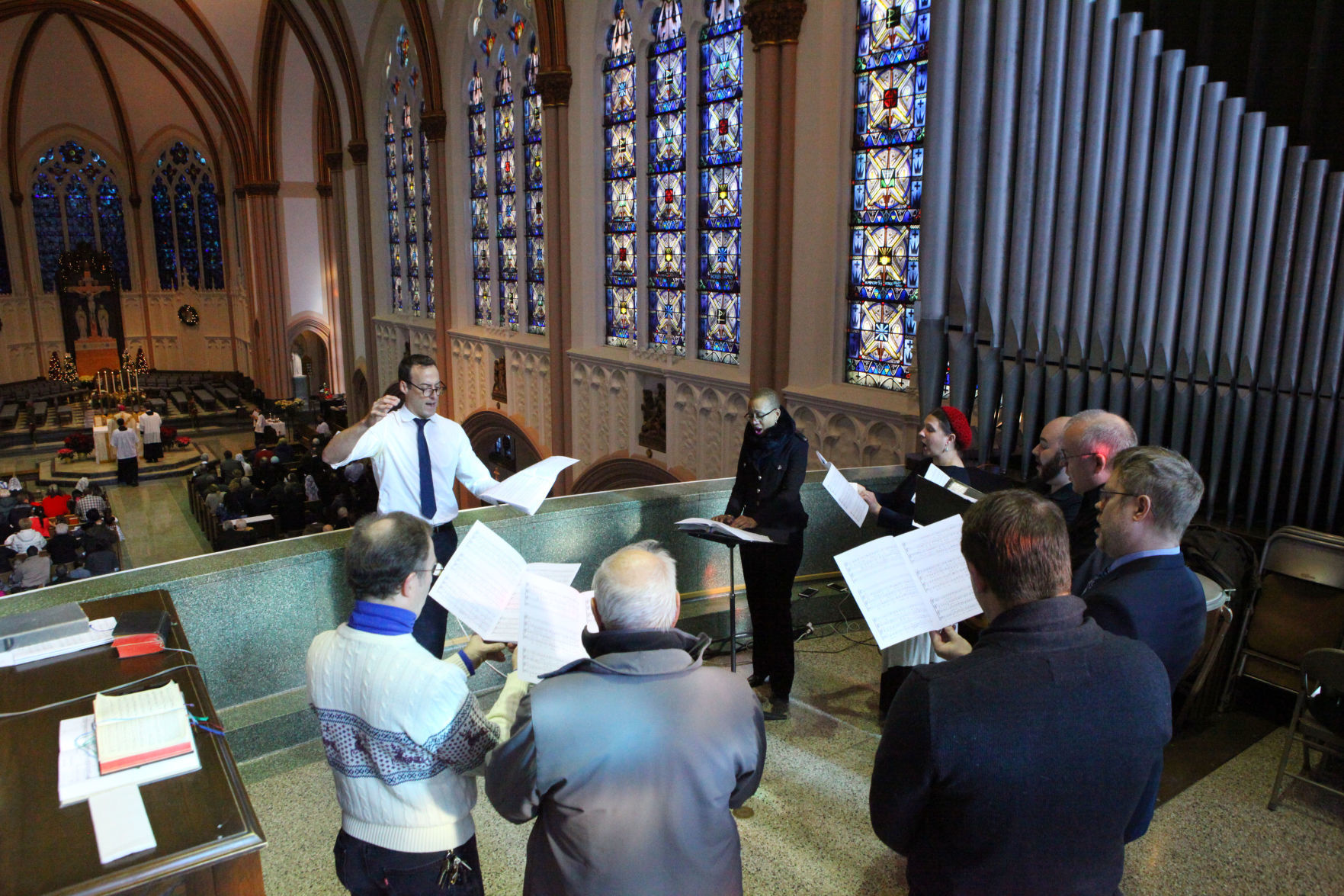 Pontifical Latin Mass at Cathedral of the Holy Angels